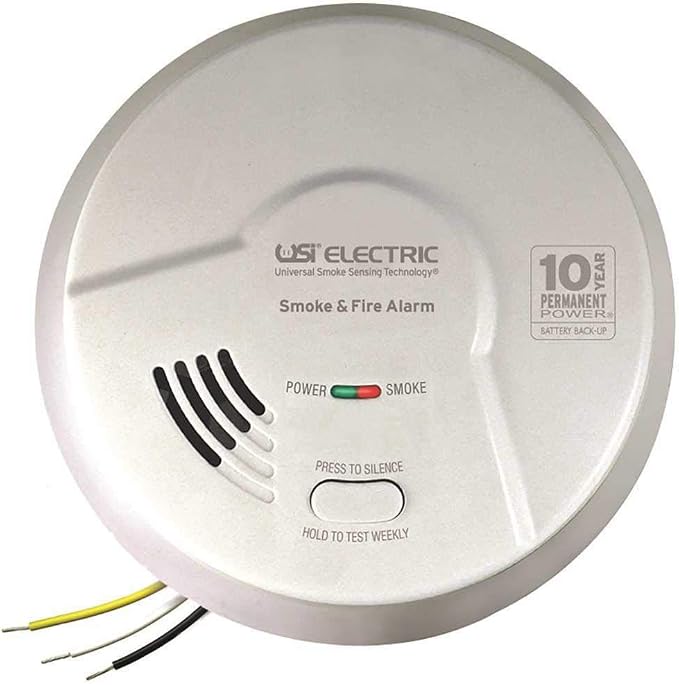 Universal Security Instruments Hardwired Ionization Smoke and Fire Alarm by Unknown