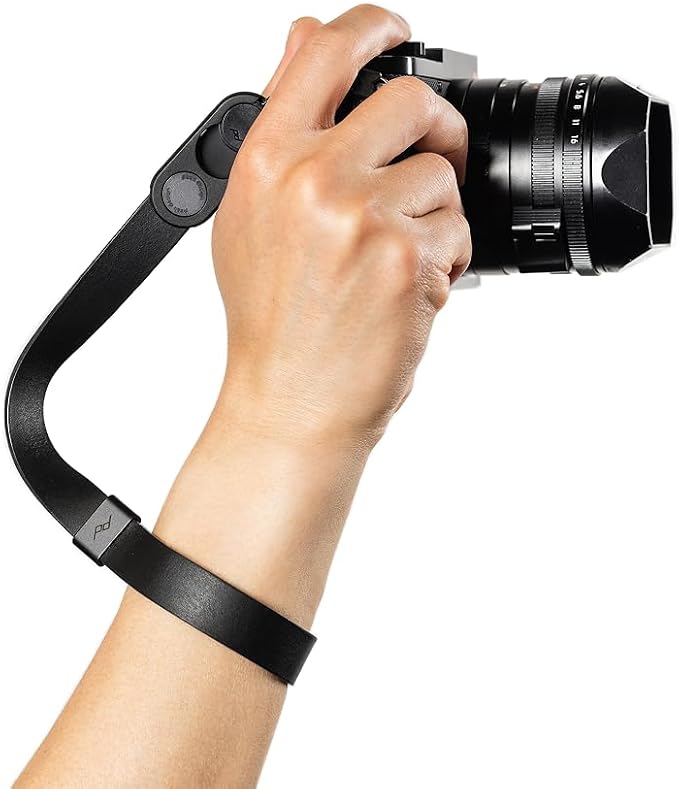 Peak Design Cuff Leather Camera Strap – Quick Release, 100 lb Capacity by PeakDesign