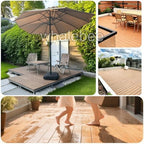 Heavy-duty Patio Decking 84×84cm WPC Deck Tiles Outdoor - Image 7