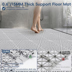 Interlocking Drainage Tiles 12PCS Modular Interlocking Cushion 12" x 12" - Image 3