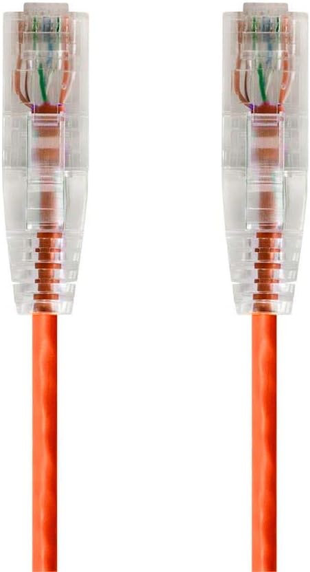 Monoprice Cat6 14ft Orange Component Level Patch Cable UTP 28AWG 550MHz Pure by Monoprice