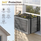 COSFLY Mesh Window AC Covers for Outside, All-Season 27.5"W x 25"D x 19"H - Image 3