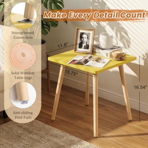 FORAOFUR Small Coffee Tbale, Short Side Table - Image 3