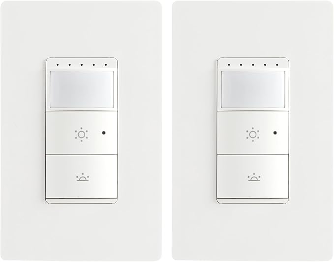Amazon Basics Smart Motion Sensor Dimmer Switch, Single Pole, Works by AmazonBasics
