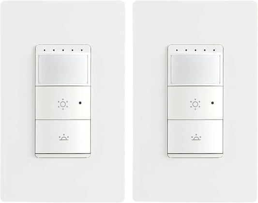 Amazon Basics Smart Motion Sensor Dimmer Switch, Single Pole, Works by AmazonBasics