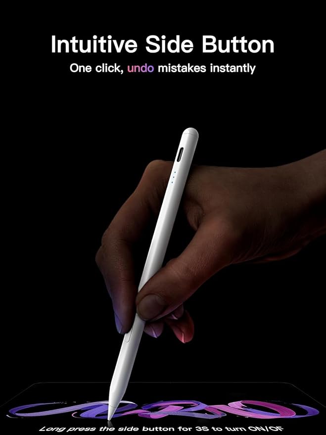 KEEPRO Stylus Pen for iPad 2018-2026, USB-C Fast Charging Pencil, Pixel-Perfect - Image 6