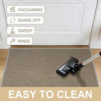 LEKEEPGO Front Door Mat 32"x47", Indoor Non Slip Washable Entry Mat - Image 6