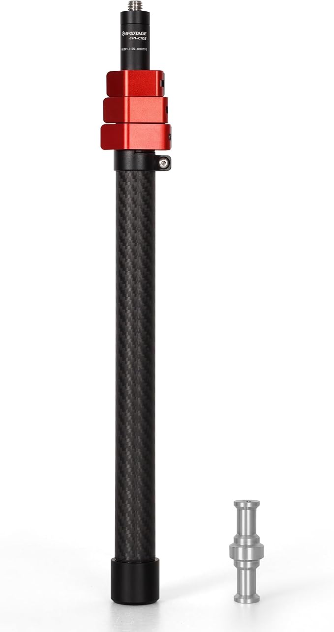IFOOTAGE Carbon Fiber Camera Pole, 37-108cm/14.6-42.5in Extension Tube by IFOOTAGE