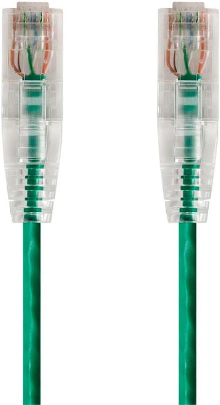 Monoprice Cat6 5ft Green Component Level Patch Cable UTP 28AWG 550MHz Pure Bare by Monoprice