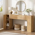 FABATO 61” Fluted Long Console Table by FABATO