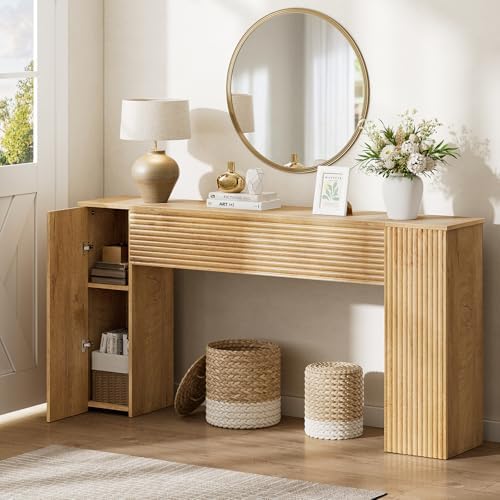 FABATO 61” Fluted Long Console Table by FABATO
