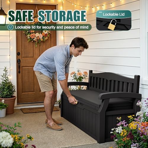 Devoko 80 Gallon Storage Bench - Image 5