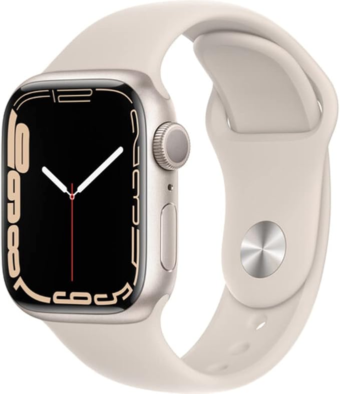 Apple Watch Series 7 Starlight Aluminum Case - Image 2