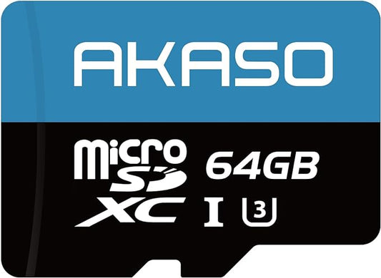 AKASO 64GB microSDXC U3 Memory Card by AKASO
