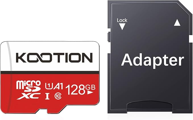 KOOTION 128GB MicroSDXC Memory Card, Class 10 Micro SD Card, High-Speed TF by KOOTION