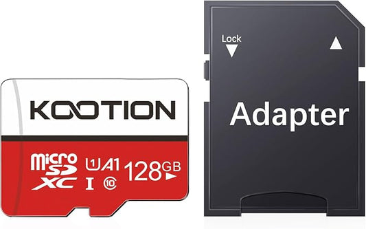 KOOTION 128GB MicroSDXC Memory Card, Class 10 Micro SD Card, High-Speed TF by KOOTION