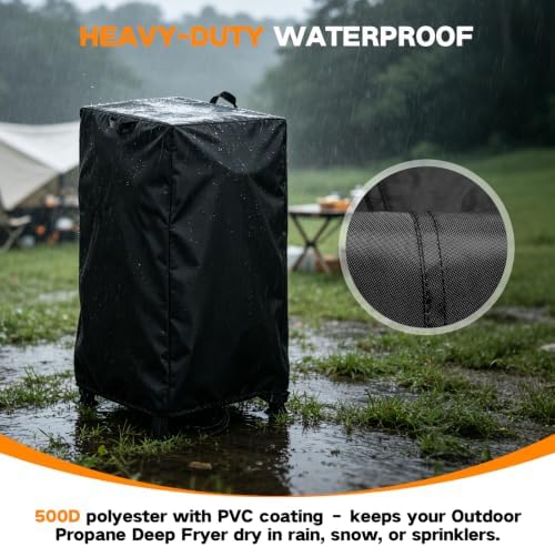 Outdoor Fryers Cover for Grills House DF02B Propane Deep Fryer - Image 3