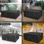 Outdoor Patio Furniture Covers Waterproof 116" L x 48" W x 40" H Rectangular - Image 7