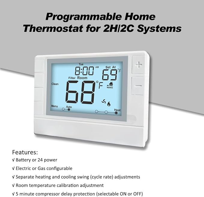 Programmable Thermostat, Thermostat - Image 2