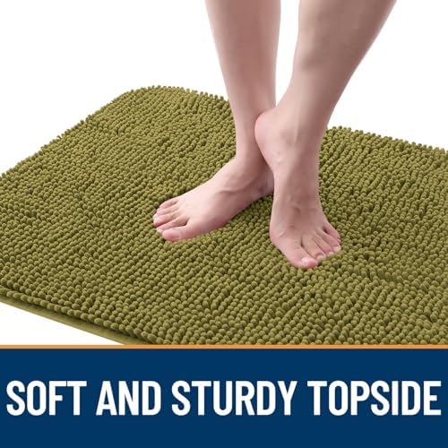 OLANLY Dog Door Mat for Muddy Paws 59x32, Super Absorbent Chenille Mud Mat - Image 4