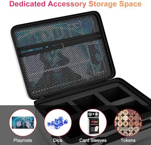 Proijeut Card Deck Box with Portable Case, 6 Pack Clear Commander Deck Box with - Image 6