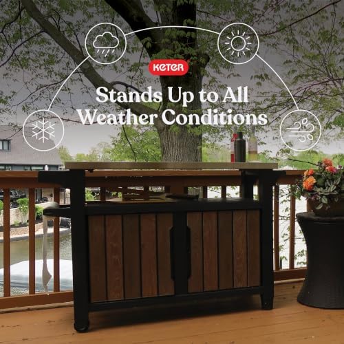 Keter Unity XL Outdoor Entertainment Cart - Image 3