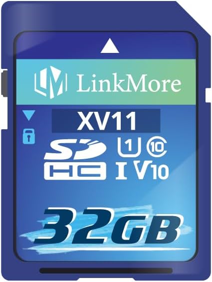 LinkMore 32GB Full-Size SD Card, SDHC Card Compatible by LinkMore