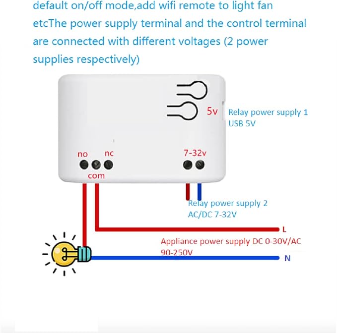 WiFi Smart Switch Relay Module for Home Automation, Add WIFI to access control - Image 4