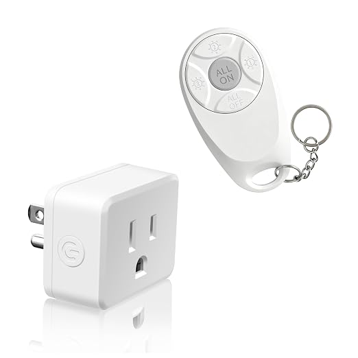 Greencycle Remote Control Outlet, Wireless Light Switch and Outlet Plug by greencycle