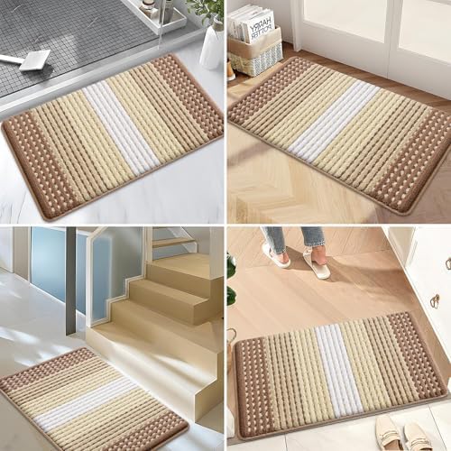 Kitinjoy Indoor Outdoor Door Mat, 47x20 Non-Slip Dirt Trapper Doormats - Image 6