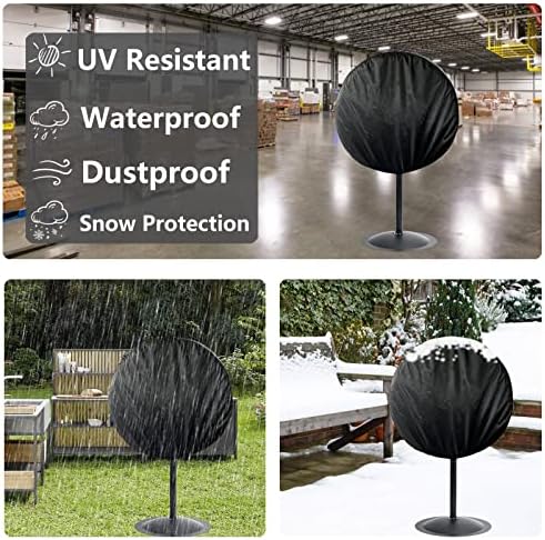 Bitubi Wall Mount Fan Cover, Waterproof Outdoor Fan Covers, Compatible - Image 6