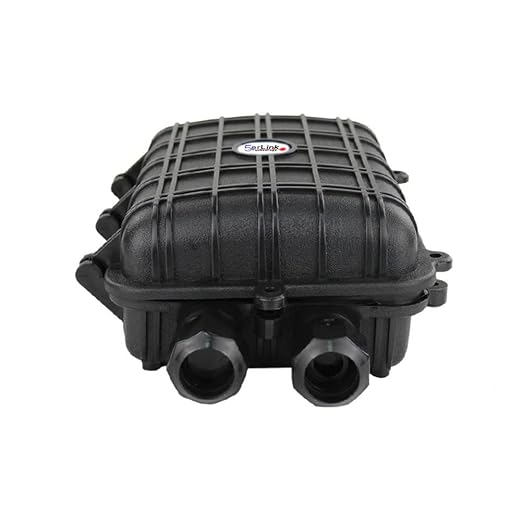 Outdoor Rated Fiber Optic Splice Enclosure | Waterproof | Black Stainless Steel - Image 4