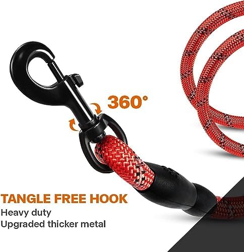 Taglory Rope Dog Leash for Medium Large Dogs, 6 FT Padded Handle - Image 6