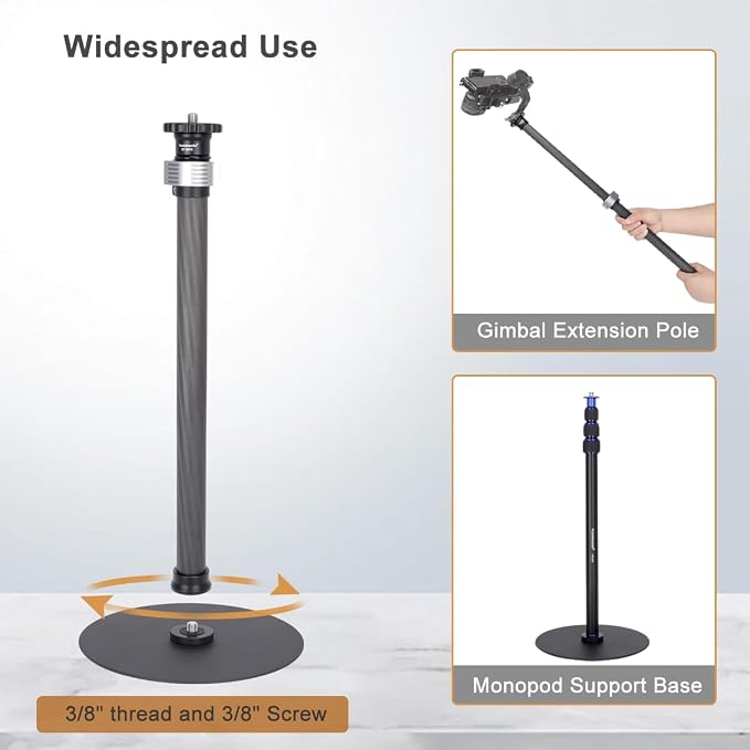 Koolehaoda Carbon Fiber Desktop Monopod Stand, - Image 7
