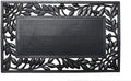 DII Rubber Doormats Collection All Weather, Leaf Border by DII
