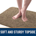 OLANLY Dog Door Mat for Muddy Paws 36x24, Super Absorbent Chenille Mud Mat - Image 4