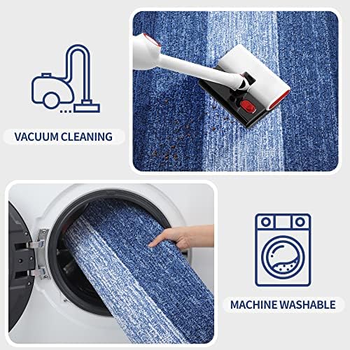 Kitinjoy Indoor Outdoor Door Mat, 71x47 Non-Slip Dirt Trapper Doormats - Image 5