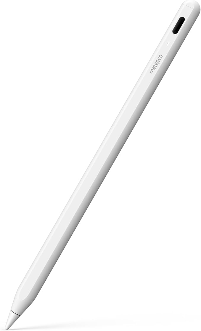 Metapen Pencil A8 V4 for iPad 2018-2026, Upgrade Magnetic Attraction, 2X Fast by metapen