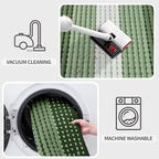 Kitinjoy Indoor Outdoor Door Mat, 59x24 Non-Slip Dirt Trapper Doormats - Image 5