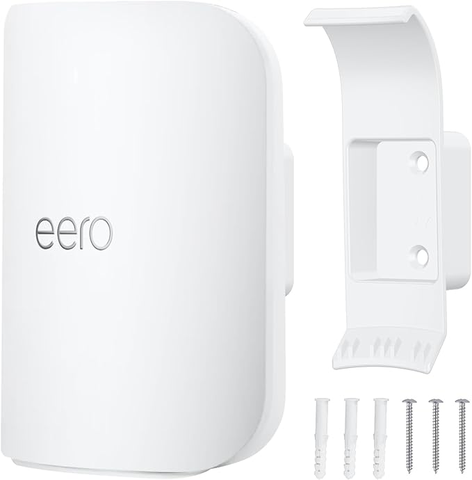 Wall Mount Bracket for eero Pro 7, Router Bracket Holder, No Messy Wires by HOGEE