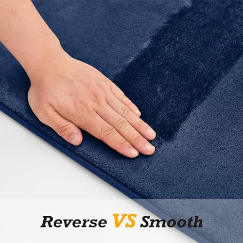 HUXMEYSON Bathroom Rugs Sets 3 Piece, Non-Slip & Quick Dry Bath Mat Set - Image 3