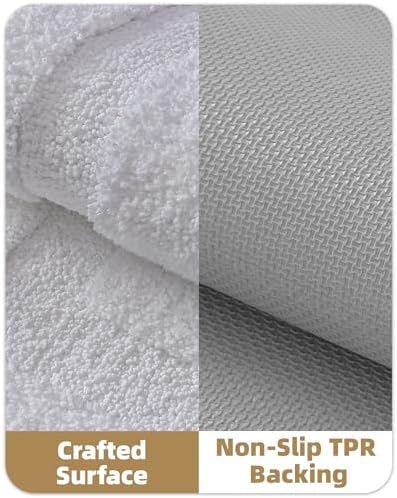 Color&Geometry Non Slip Bathroom Rugs 30x20, Ultra Soft Absorbent Upgraded - Image 5
