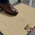 GORILLA GRIP Traffic Guard Indoor Outdoor Heavy Duty Door Mat, 29x17 Beige by GorillaGrip