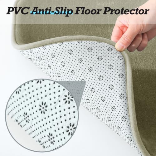 HUXMEYSON Bathroom Rugs Sets 3 Piece, Non-Slip & Quick Dry Bath Mat Set - Image 4