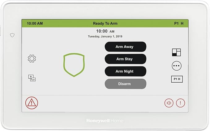 Intrusion Honeywell 6290W Touch Center 7" Color Wireless Touchscreen Keypad by Unknown