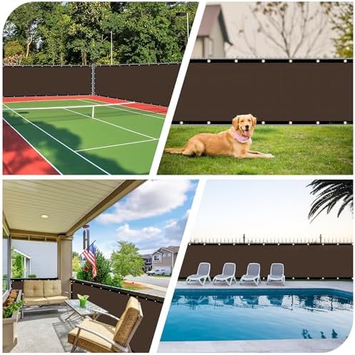 iCover 6x50ft Privacy Screen Fence, Outdoor Fencing Panels, Garden Windscreen - Image 7
