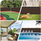 iCover 6x50ft Privacy Screen Fence, Outdoor Fencing Panels, Garden Windscreen - Image 7