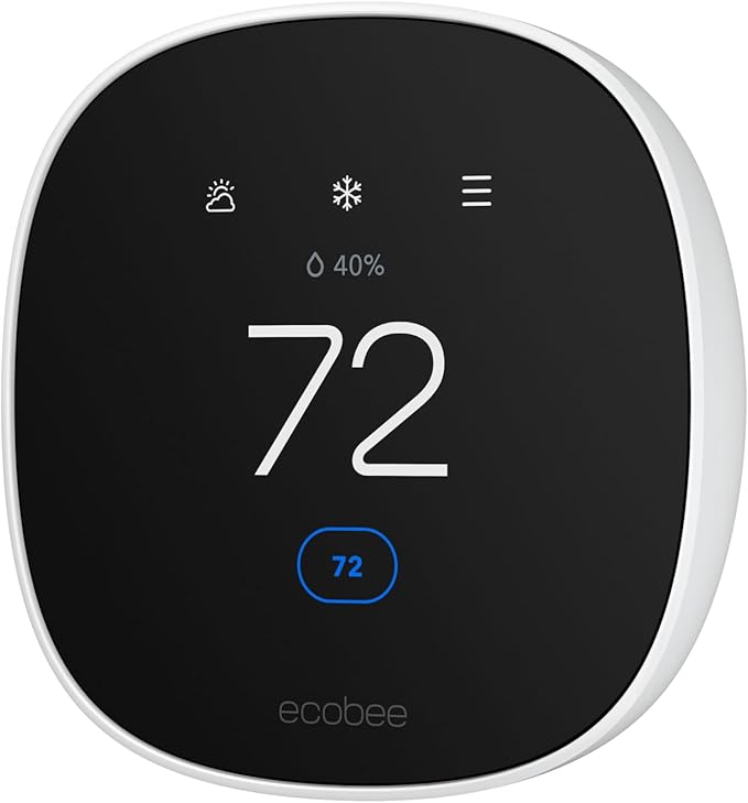 ecobee Smart Thermostat Essential by Amazon+Renewed