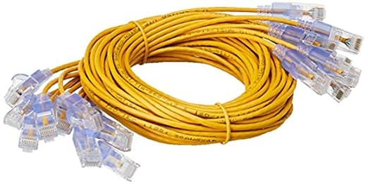 Monoprice - 116347 SlimRun Cat6A Ethernet Patch Cable - Snagless RJ45 UTP Pure by Monoprice