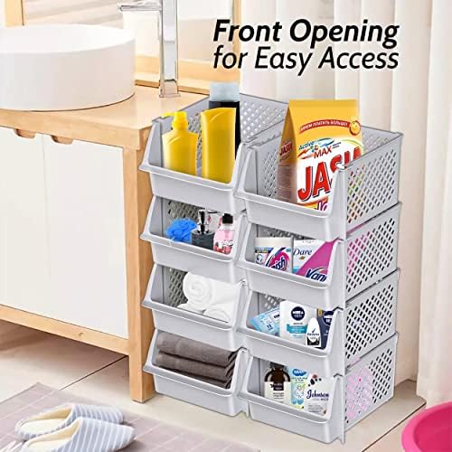 Stackable Storage Bins Open Front - Image 4
